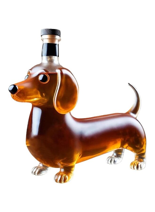 Dachshund Dog Whiskey Bottle, Funny Dachshund Whiskey Bottle, Animal Whiskey Glass Decanter for Bar Home Office Decor, Unique Whiskey Decanters For Whiskey Lovers & Dog Lovers - Image 1