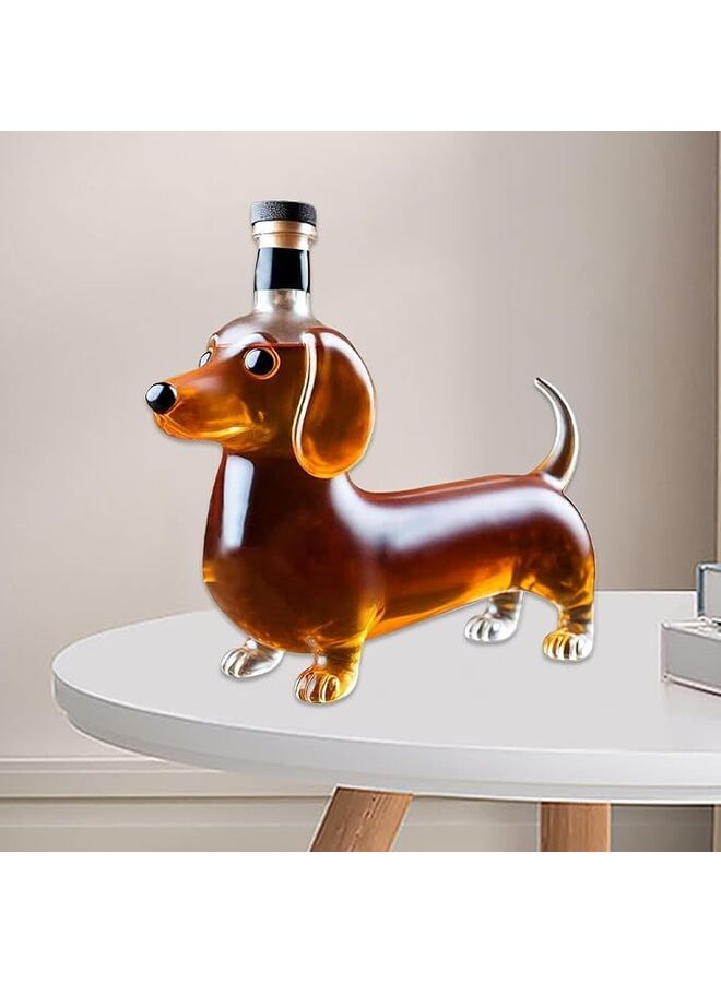 Dachshund Dog Whiskey Bottle, Funny Dachshund Whiskey Bottle, Animal Whiskey Glass Decanter for Bar Home Office Decor, Unique Whiskey Decanters For Whiskey Lovers & Dog Lovers - Image 2