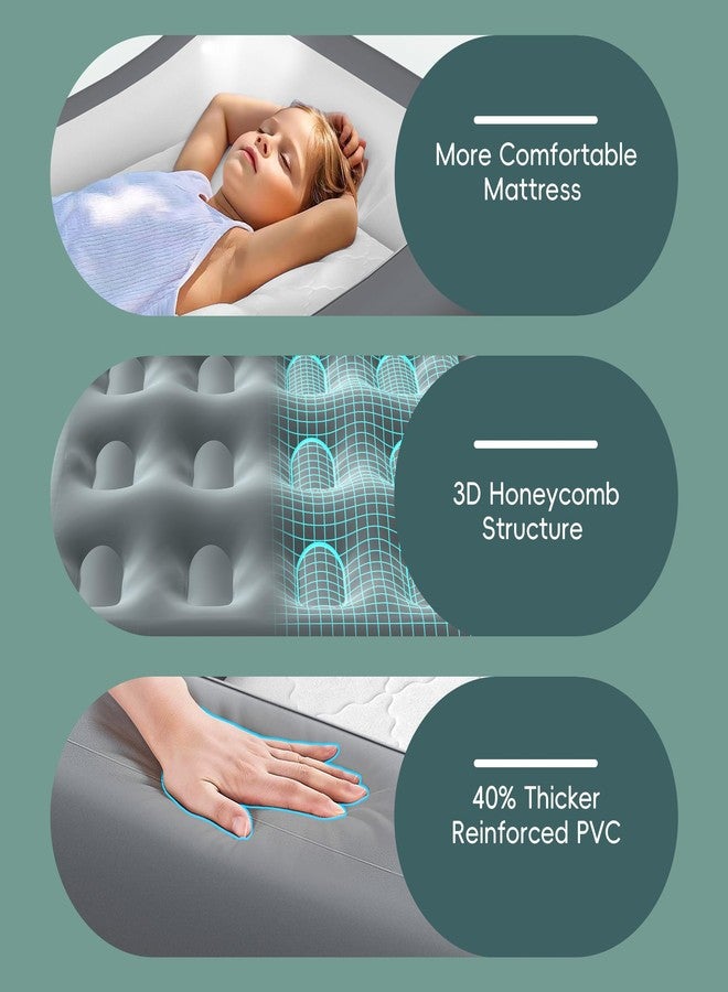 GloTika Portable Inflatable Bed Travel Cot Toddler Bed with Safety Bumper Ideal for Travel and Home Use - Image 4
