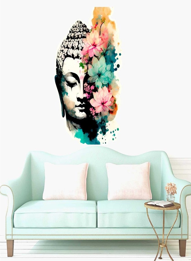 Wall Attraction™ Gautam Buddha Wall Stickers & Murals Size - 40x58cm MD155_S - Image 1