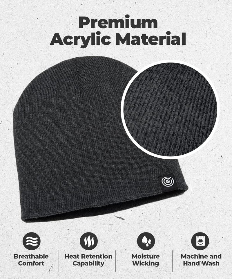 Revony Original Beanie Cap - Soft Knit Beanie Hat - Warm and Durable - Image 2