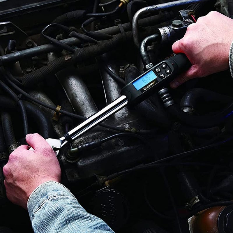 Durofix RM607-4S 1/2 (14.8 to 147.5 ft-lbs.) Digital Torque Wrench with Buzzer and LED Flash Notification ISO 6789 Standards with Certificate of Calibration - Image 3