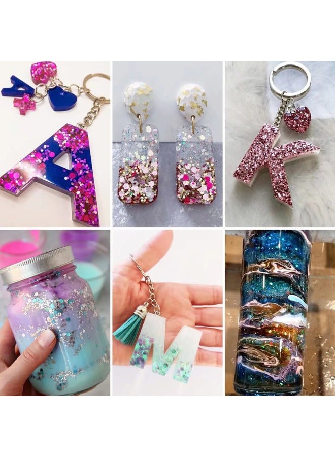 Torc 4 OZ Iridescent White Chunky Glitter for Resin Crafts Arts Nail Art Cosmetic Festival Makeup 1/10 (2.5 mm) - Image 4