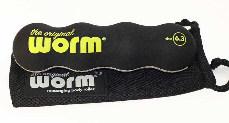 The Original Worm 6.3-Portable Massage Muscle Roller-Black Small - Image 3