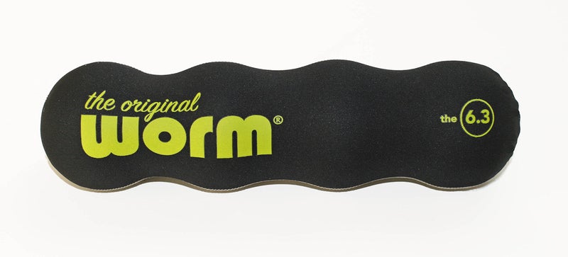 The Original Worm 6.3-Portable Massage Muscle Roller-Black Small - Image 1