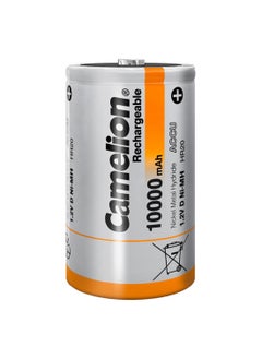 Camelion Camelion HR20 D Mono 1.2 V 10000 mAh Nickel Metal Hydride Rechargeable Battery (Pack of 2)  - Image 2