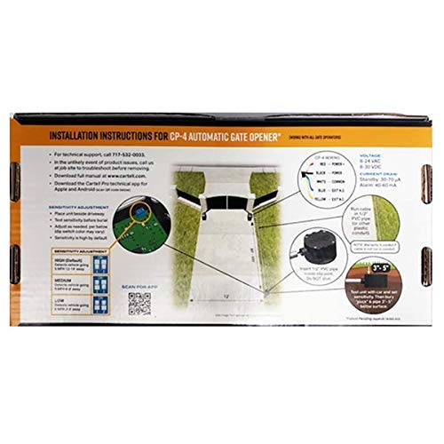 Cartell CP4 Cartell Vehicle Sensor Kit Exit Wand 100 Feet Car Vehicle detector Automatic Gate release Free Exit device - Image 5