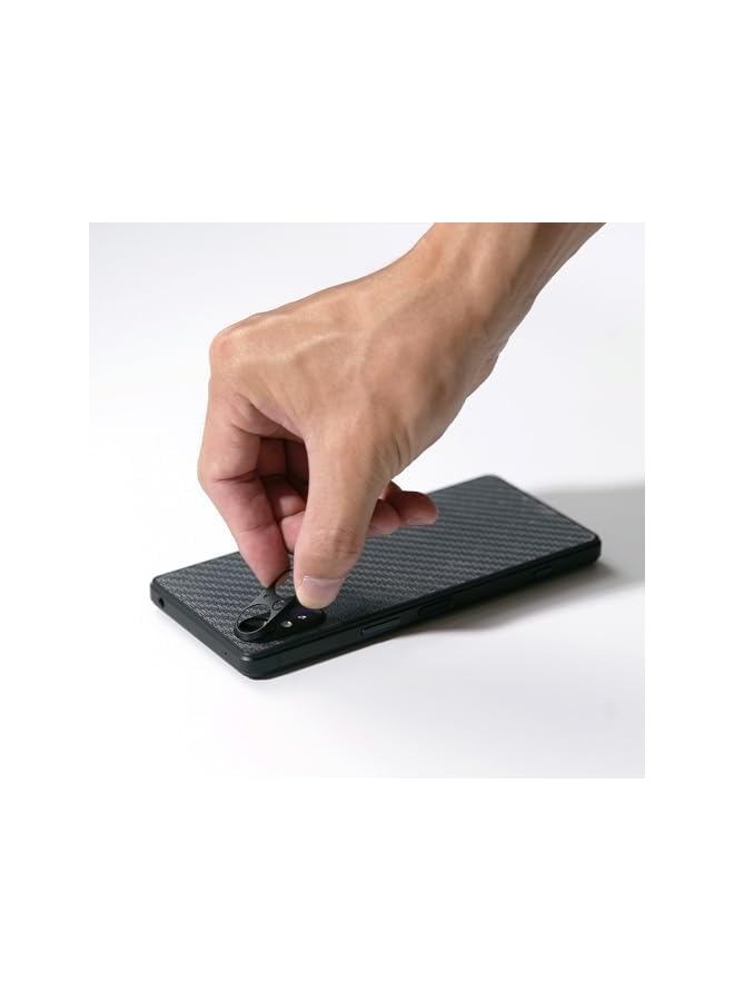 Ibywind 2 Pack Screen Protector For Sony Xperia 5 V 5G 6.1 Inch Not For Sony Xperia 5 5 Ii 5 Iii 5 Iv 9H Hardness Tempered Glass With 1Pc Camera Lens Protector 1Pc Back Carbon Fiber Film - Image 5