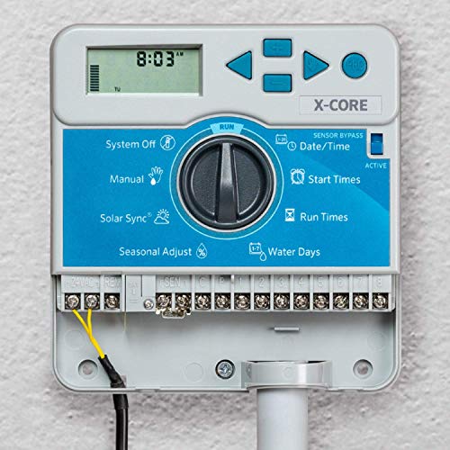 Hunter Industries Hunter X-Core XC800i Indoor Sprinkler Timer, 8 Zone Irrigation Controller for Lawn and Garden, Easy to Program, Automatic Watering Schedule, Seasonal Adjust, No WiFi Required - Image 2