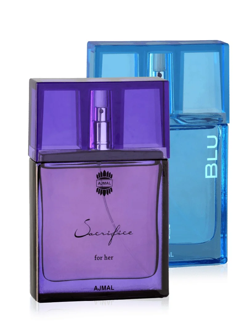 اجمل Twin Pk(S/Her Edp 50Ml,Blu-Him Edp 50Ml)