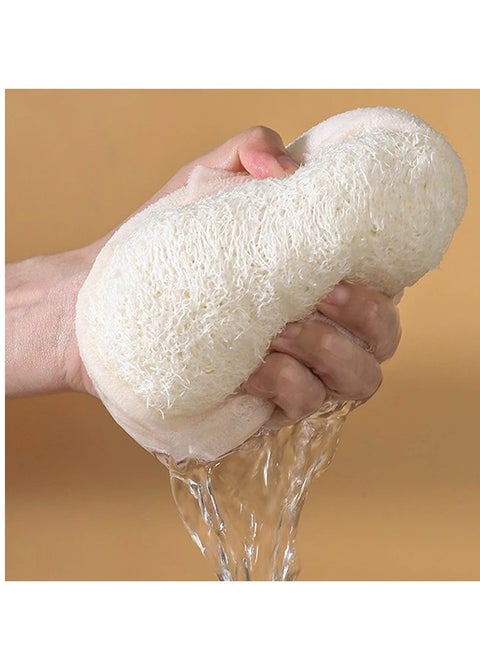 Natural Loofah with Sponge, Eco Friendly, Scrubber Exfoliating Loofah Sponge