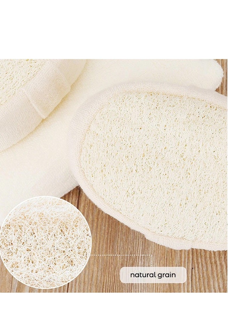 Natural Loofah with Sponge, Eco Friendly, Scrubber Exfoliating Loofah Sponge