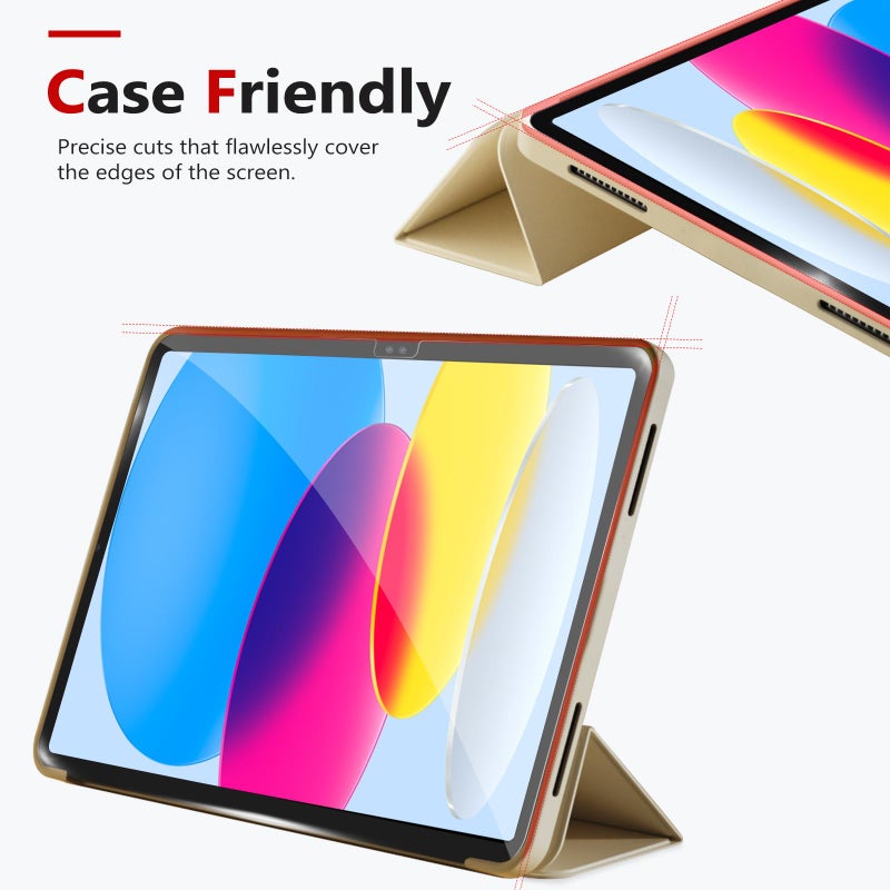 bersem Screen Protector Compatible with iPad A16 11th/10th Generation (11/10.9 Inch, 2025/2022), Tempered Glass, Ultra Clear, Anti-Scratch, Case Friendly, EZ Kit, 1 Pack - Image 5