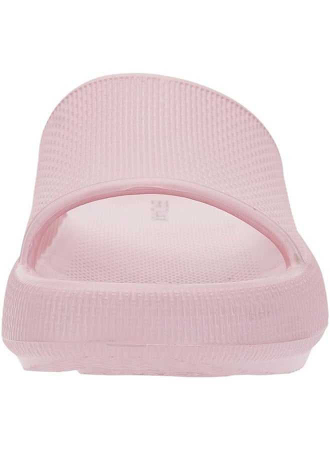 BRONAX Slides for Women Pillow Slippers Home House Indoor Slipers Sleepers Sandals Sandles for Female Size 8 Puffy Comfy Cushion Thick Sole 39-40 Pink - Image 4