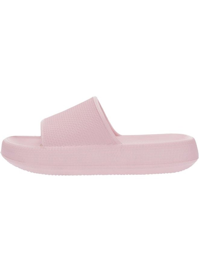 BRONAX Slides for Women Pillow Slippers Home House Indoor Slipers Sleepers Sandals Sandles for Female Size 8 Puffy Comfy Cushion Thick Sole 39-40 Pink - Image 3
