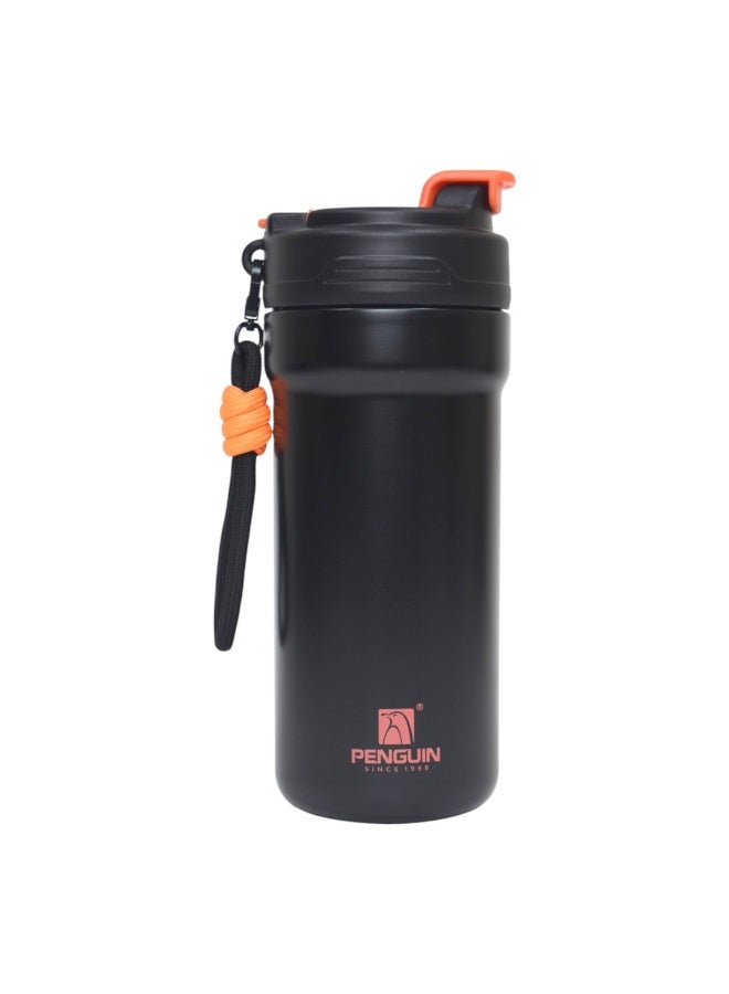 ةمج حرارى ستانلس PENGUIN - 750 مل - أسود