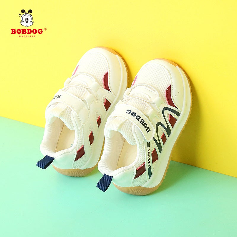 Babu Bean Children'S Toddler Shoes Autumn New Casual Boys Net Shoes Small And Medium-Sized Children'S Breathable Lightweight Girls' Sports - Image 2
