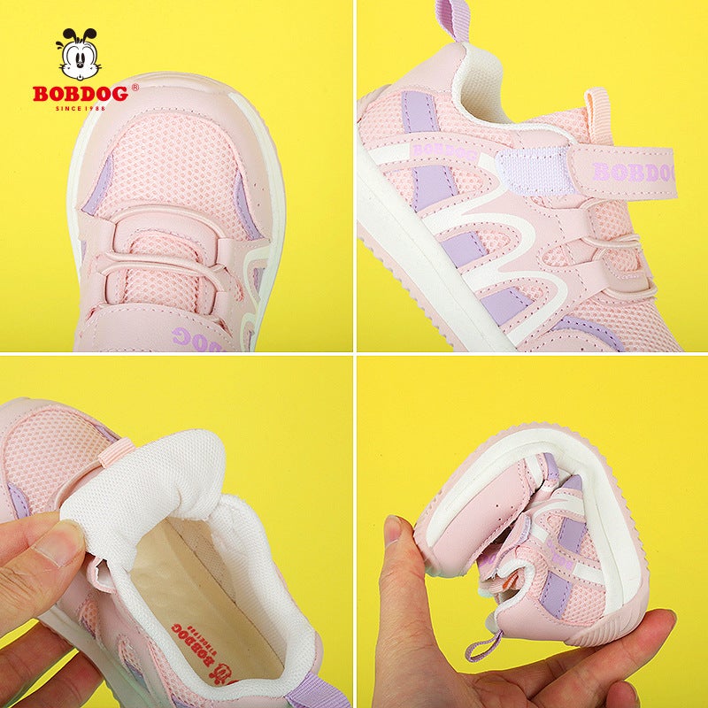 Babu Bean Children'S Toddler Shoes Autumn New Casual Boys Net Shoes Small And Medium-Sized Children'S Breathable Lightweight Girls' Sports - Image 3
