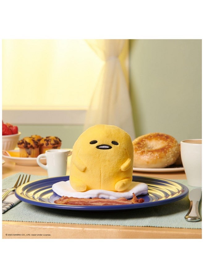 GUND Sanrio Gudetama The Lazy Egg Plush, Gudetama Sitting Pose, Stuffed Animal for Ages 1 and Up, 4.25” - Image 2