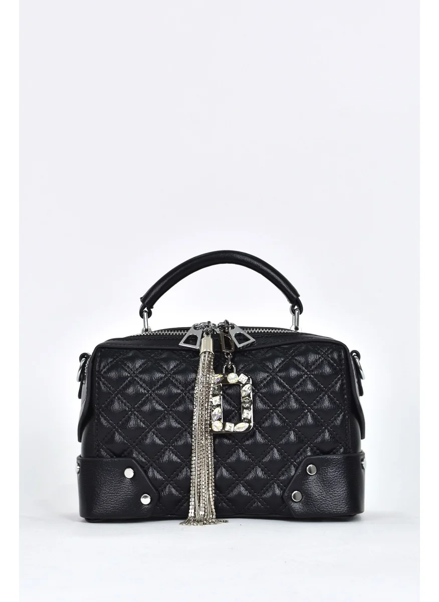 Elatae Women's Daily Crossbody Bag with Shoulder Strap Black 17520