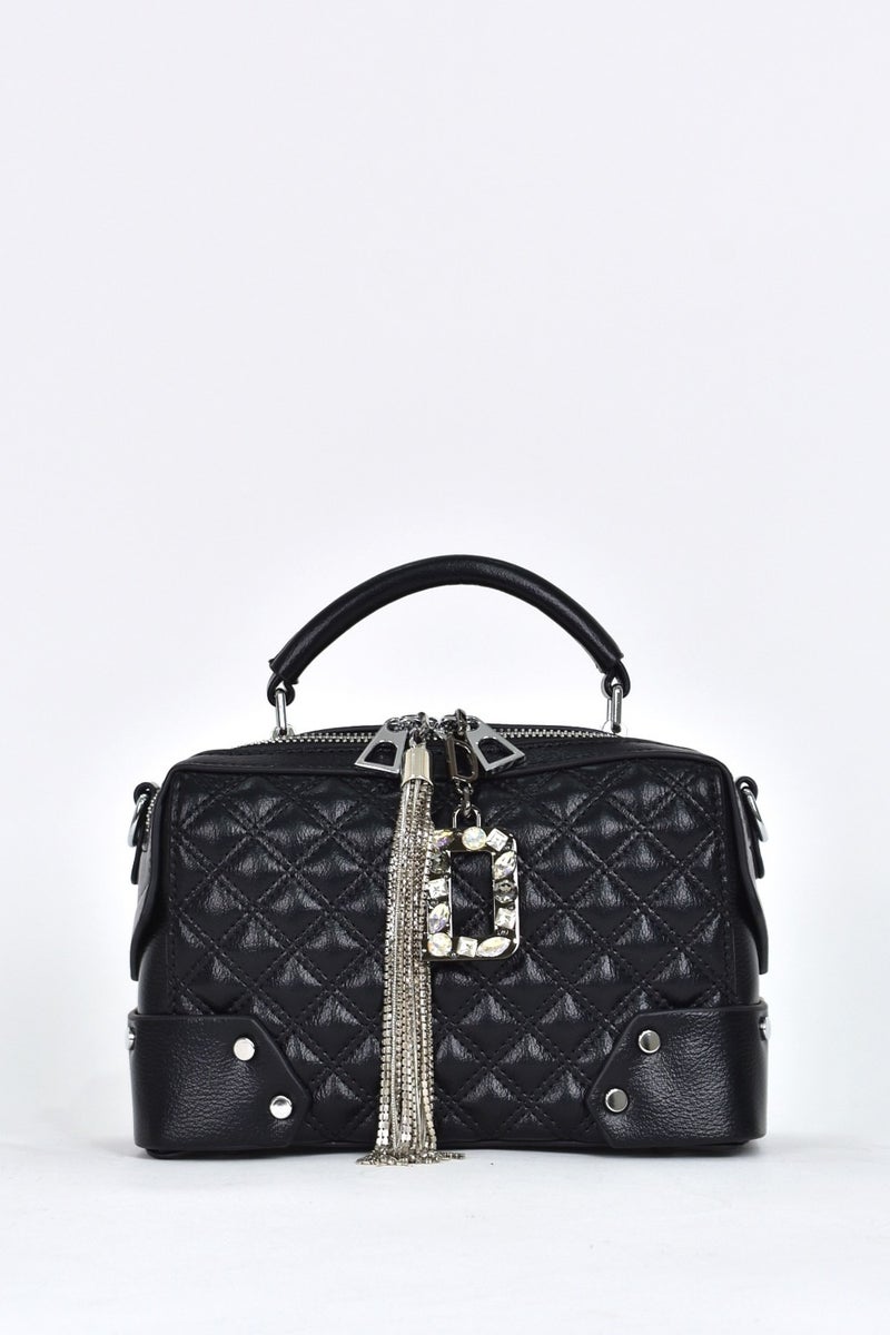 Elatae Women's Daily Crossbody Bag with Shoulder Strap Black 17520  - Image 1