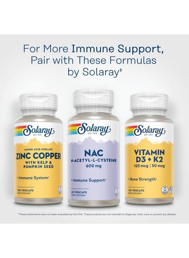 NAC 600 ملغ، 60 كبسولة نباتية - دعم مضاد للأكسدة وإزالة السموم لصحة المناعة والجهاز التنفسي - Image 2