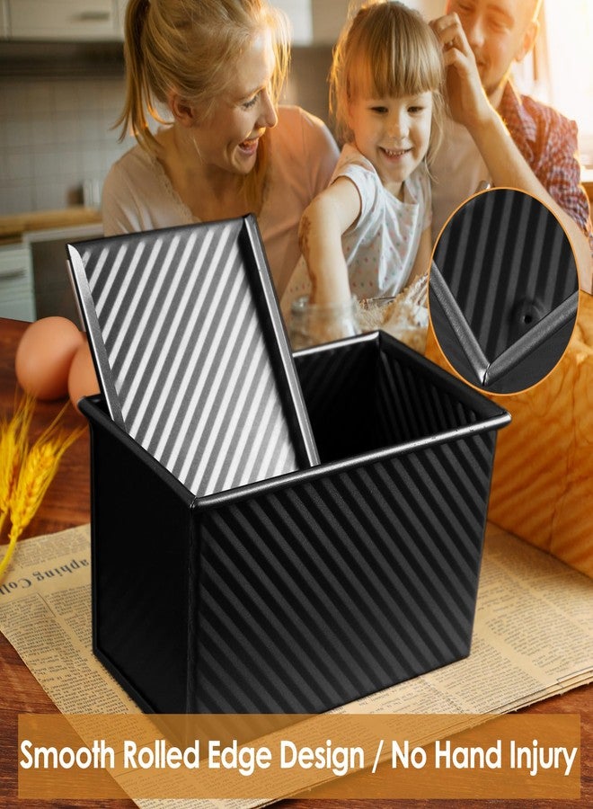 Spmarkt Bread Pan, Bread Loaf Pan, Pullman Loaf Pan with Lid, Bread Pans for Homemade Bread pullman loaf pan Sandwich Bread Loaf Pan - Image 5