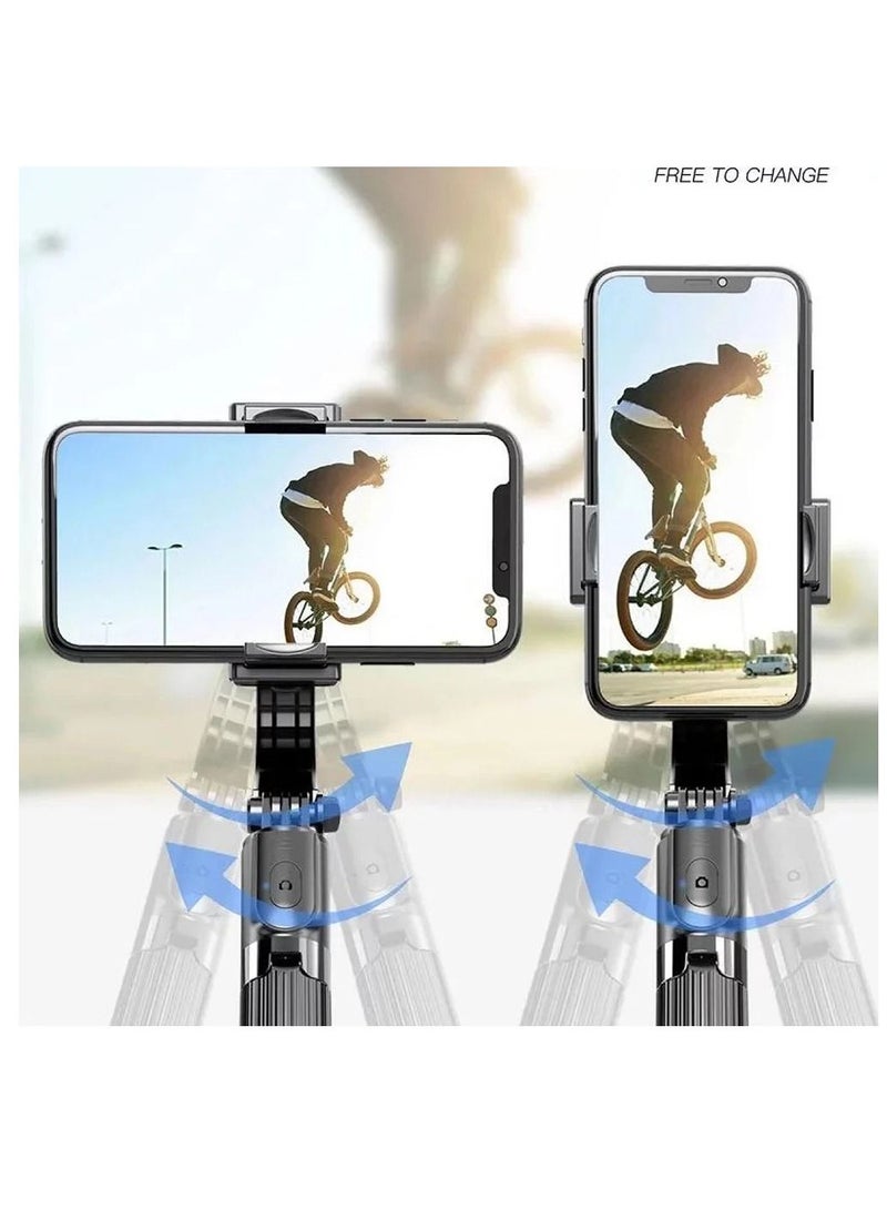 Y&D Handheld Gimbal Stabilizer Video Vlogging Tripod For Android IOS Smartphone Black - Image 4