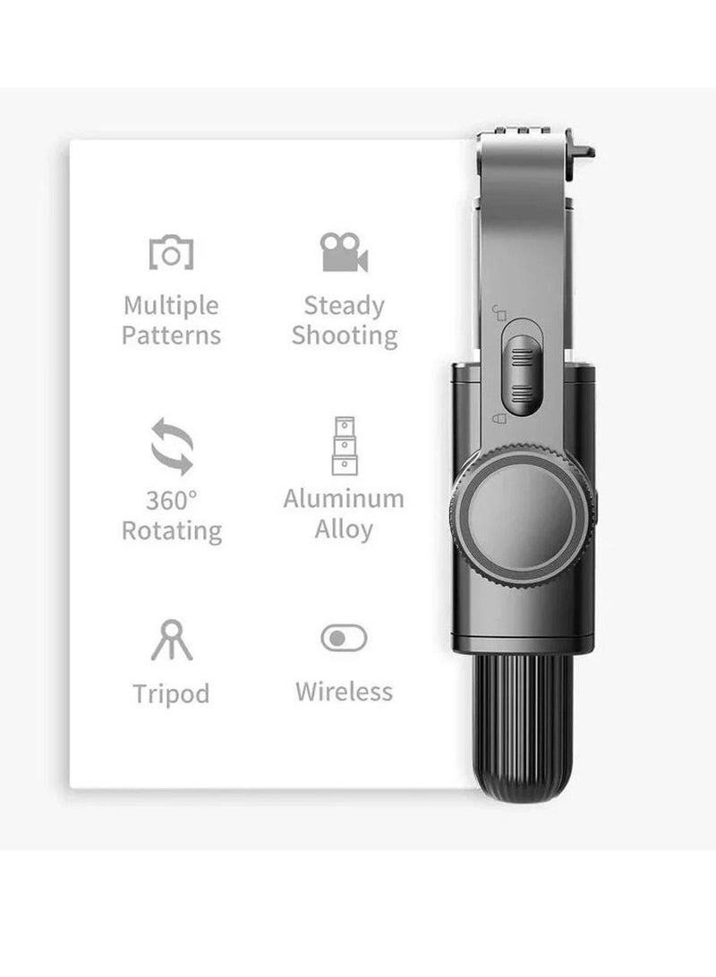 Y&D Handheld Gimbal Stabilizer Video Vlogging Tripod For Android IOS Smartphone Black - Image 2