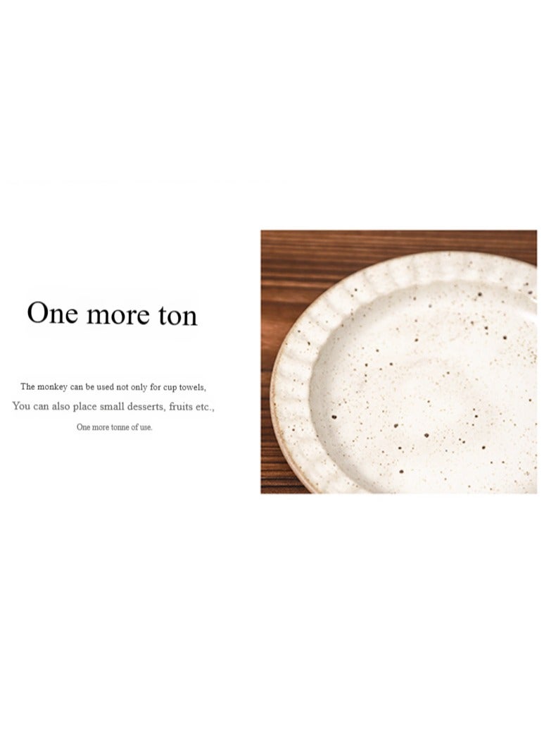 آنا 300 مل من الكوب السيراميكي البسيط بطراز عتيق للقهوة بالحليب والشاي اللاتيه - Image 4