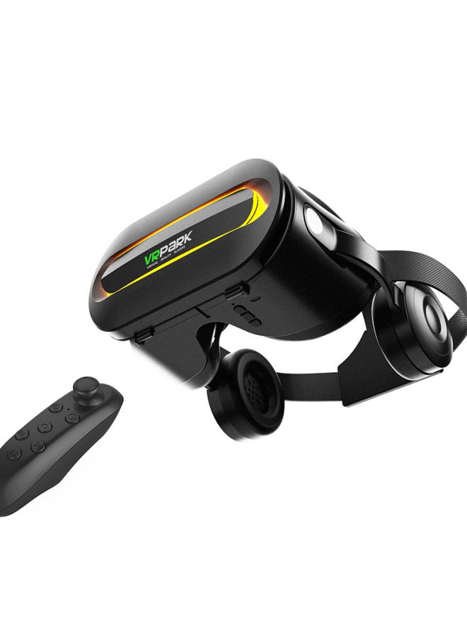 Wireless VR Headset Box VRPARK J60 High Definition Smart Glasses One Piece Machine Popular Entertainment Social Plastic Glasses-Color:J60 Black Y1 Black - Image 1