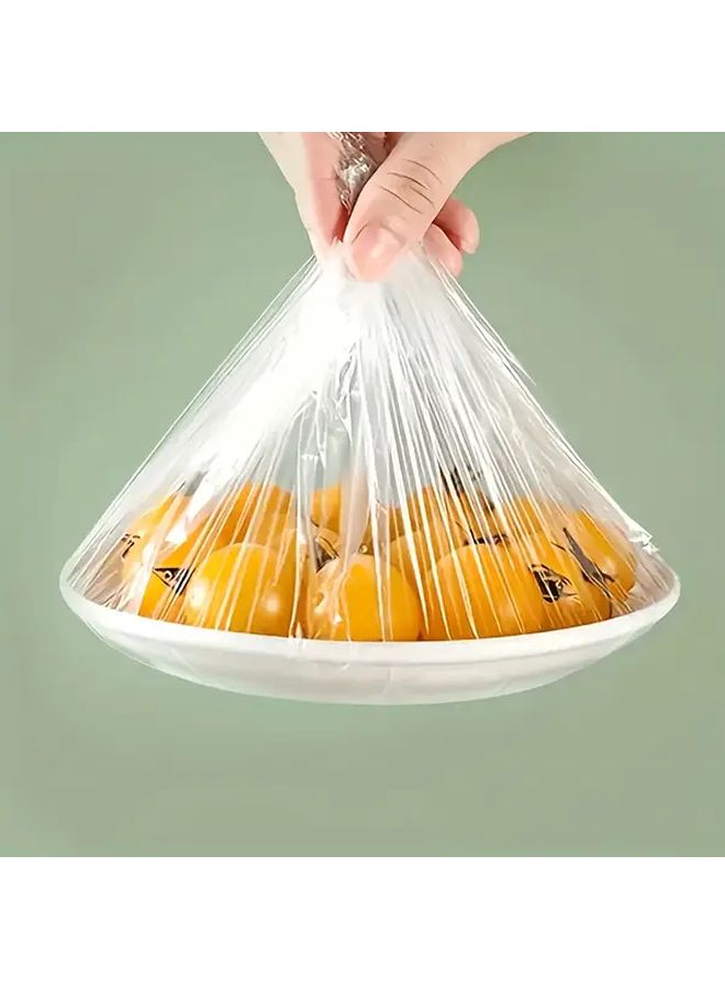 ١٥٠ كيسًا بلاستيكيًا لتخزين الطعام – أغطية فواكه disposable – تنظيم المطبخ – إعداد الوجبات - Image 5