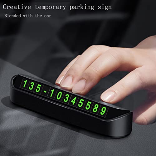 Tantra Car Dashboard Number Display - Mobile Number Display for Car, Temporary Car Parking Mobile Number Display with Magnetic Numbers Stickers - Image 4