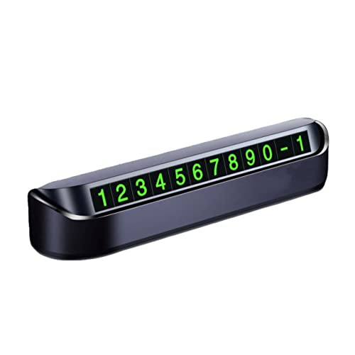 Tantra Car Dashboard Number Display - Mobile Number Display for Car, Temporary Car Parking Mobile Number Display with Magnetic Numbers Stickers - Image 1