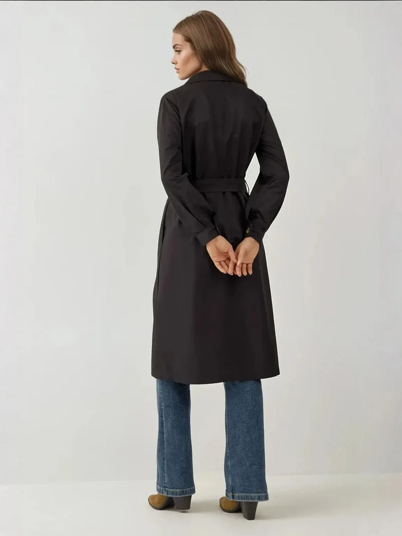 BIG DART BDART Double Breasted Long Trench Coat