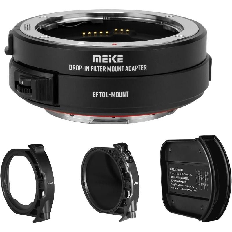 Meke Meike Meke Mk-eftl-c Auto Focus Lens Mount Adapter with Drop-In Filter for Canon EF Lenses to L Mount Cameras - Image 2