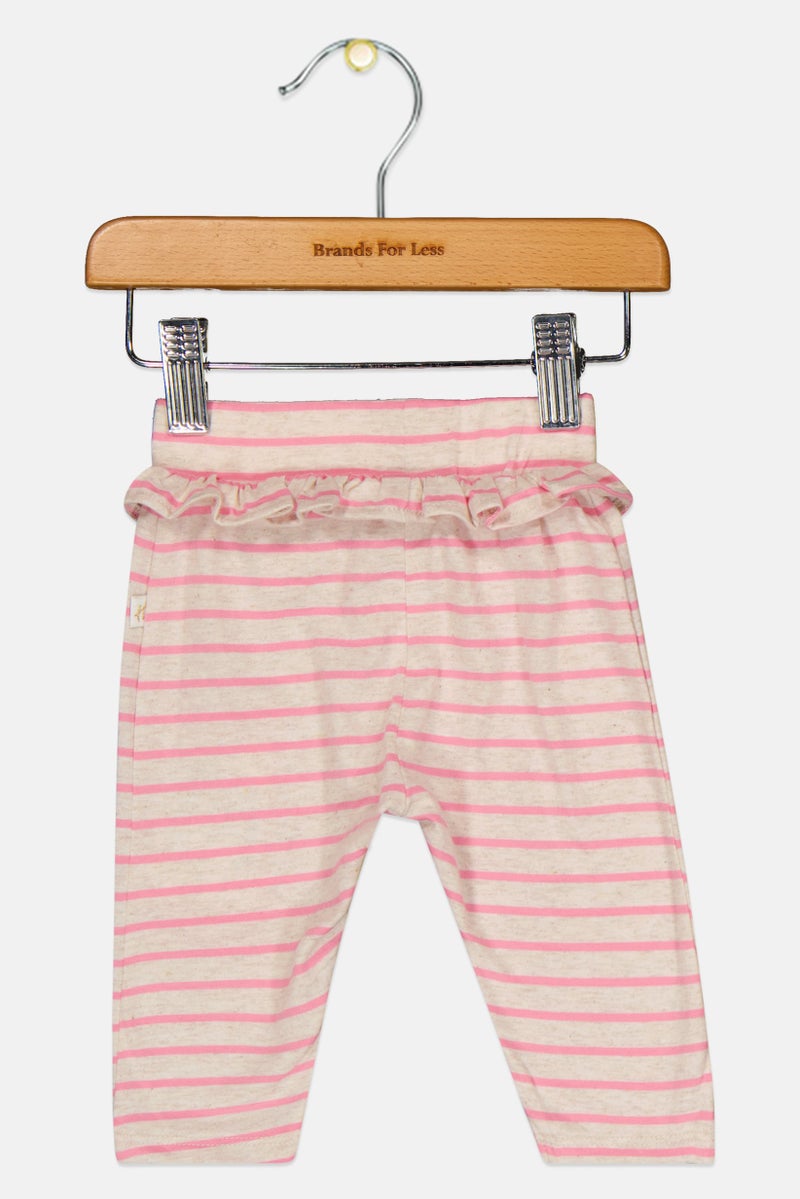 Hamleys Toddlers Girl Stripe Print Leggings, Multicolor - Image 3