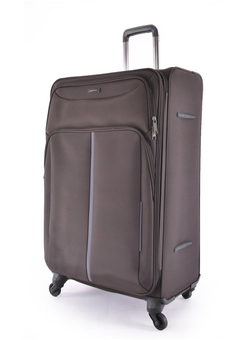 MAGELLAN - Magellan Luxury Fabric Luggage Set, Lightweight Stamped, Multi Size 4 Pcs, Brown - Image 1