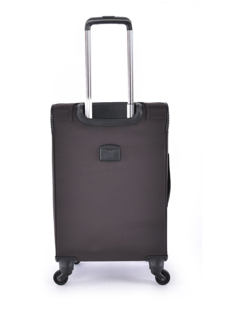 MAGELLAN - Magellan Luxury Fabric Luggage Set, Lightweight Stamped, Multi Size 4 Pcs, Brown - Image 1