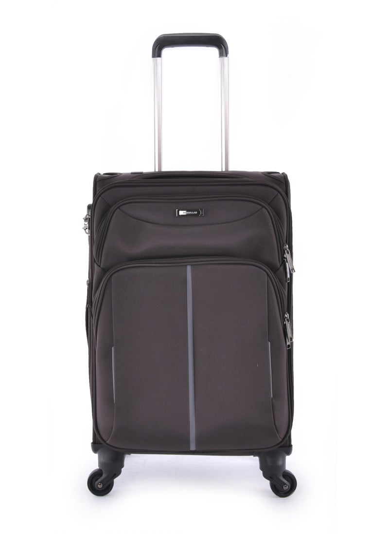 MAGELLAN - Magellan Luxury Fabric Luggage Set, Lightweight Stamped, Multi Size 4 Pcs, Brown - Image 1