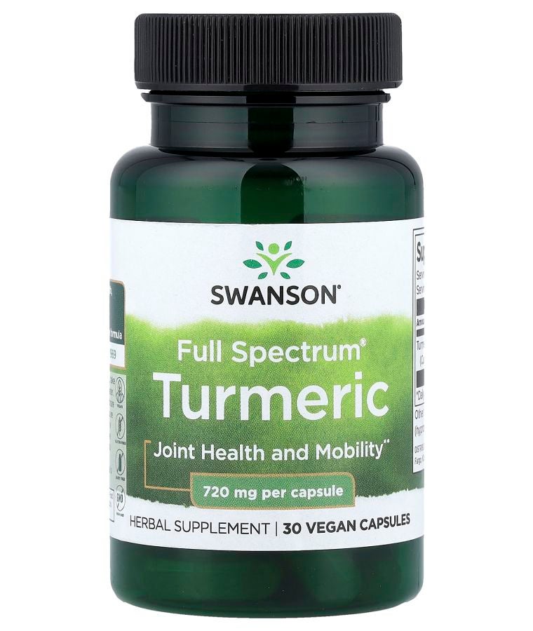 Full Spectrum® Turmeric 720 mg 30 Vegan Capsules