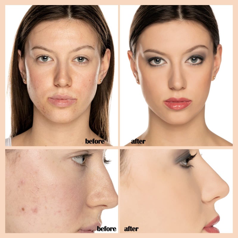 PHOERA Foundation Makeup, Flawless Soft Matte Oil Control Liquid Foundation, Full Coverage Mattle Oil-Control Concealer for Older Women, Great Choice For Gift (#104 Buff Beige) - Image 2