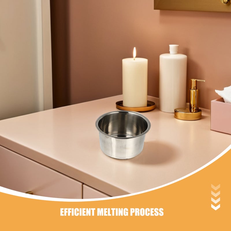 2pcs Melting Pot: Stainless Steel Melter Outer Pot - Candles Making Pouring Boiler - Wax Melting Boiler for Wax Cheese Chocolate Dubai Pistachio Candy - Image 3