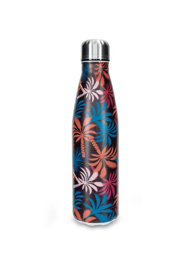 Hydrobrew Double wall Stainless Steel Water Bottle 500ML  - Midnight Tropics - Image 5