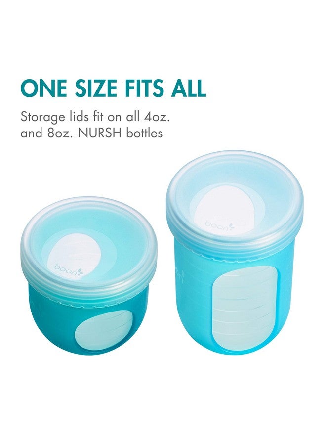 Boon Nursh Breast Milk Storage Lids - Made for Boon Nursh Bottles - Lids for Formula Travel Container - Breastfeeding Essentials and Baby Feeding Supplies - 3 Count - Image 5