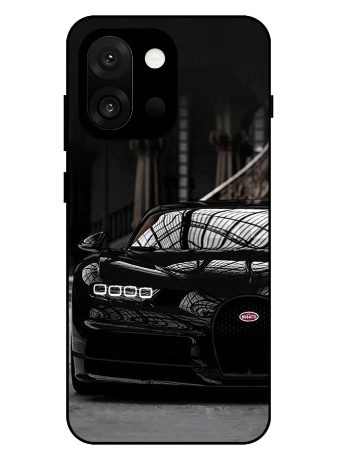 الصيد العين غطاء حماية مطبوع لهاتف OnePlus 13S - سيارة Bugatti سوداء - Image 1