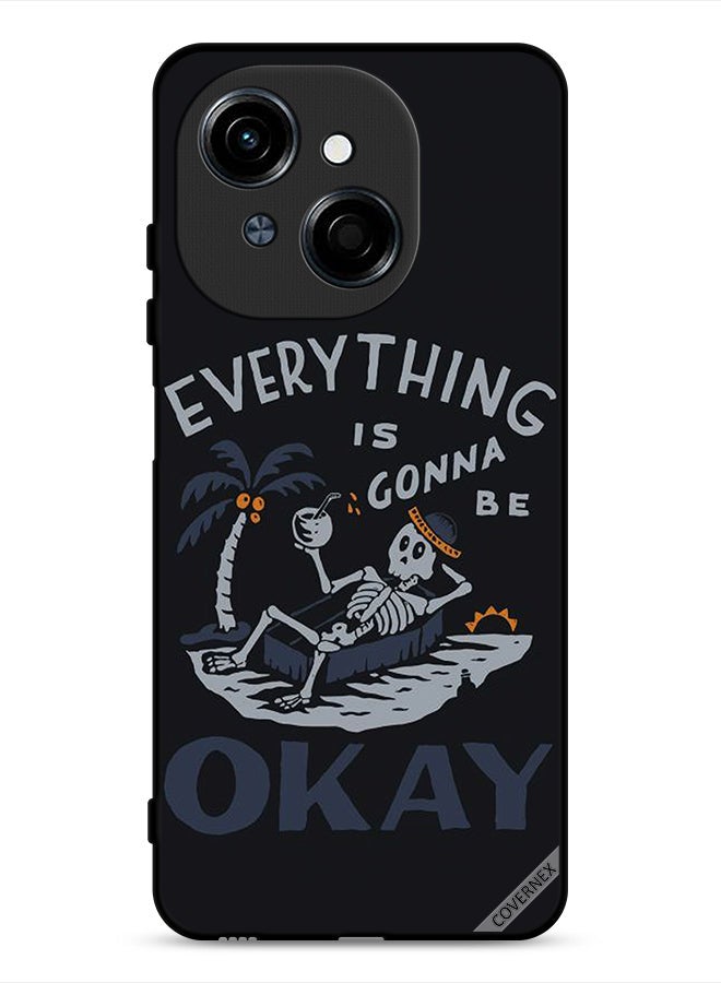 Covernex Tecno Spark Go 1S 4G Protective Case Cover Everything Is Gonna Be Ok - Image 1