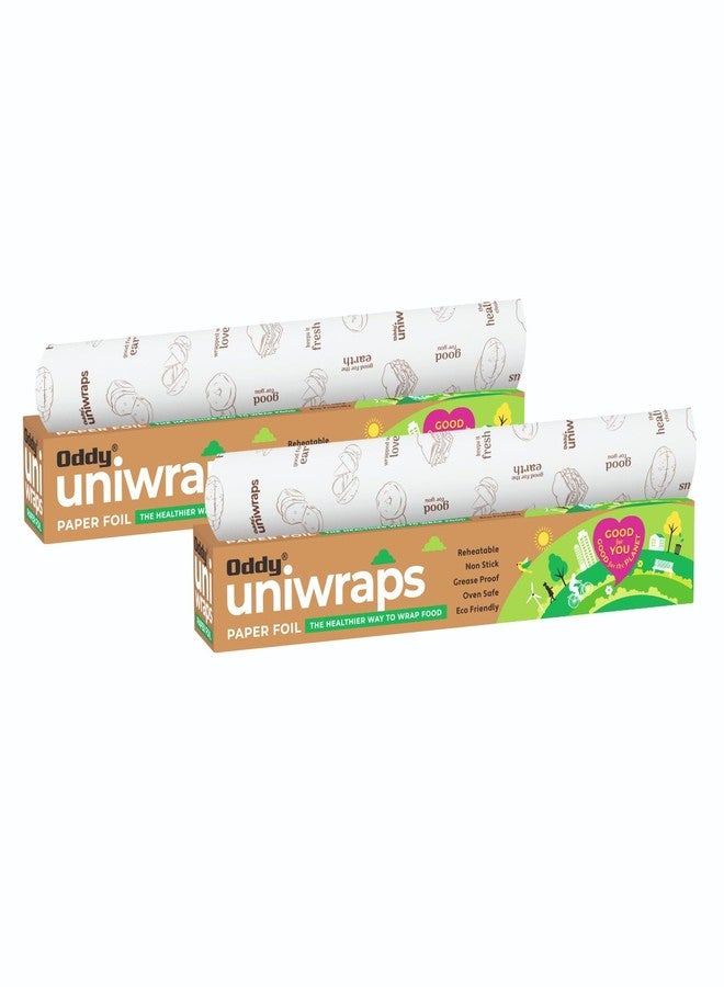 Oddy Uniwraps Food Wrapping Paper 278MM x 20M, Combo Pack, Set of 2 Rolls - Image 1