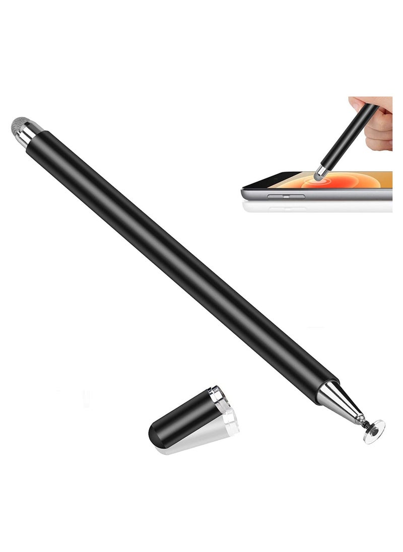 Generic - Universal Stylus Pen for Touch Screens Passive Stylus pen Compatible with iOS and Android devices iPad iPhone laptop Samsung phones and tablets for Drawing and Handwriting (Black) - Image 1