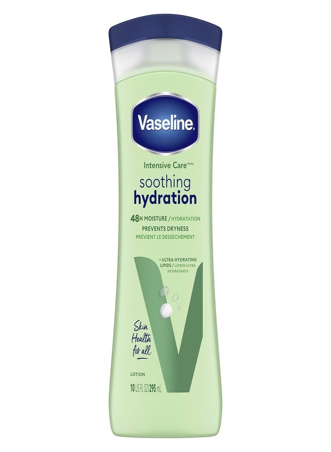 Vaseline Intensive Care Hand and Body Lotion For Dehydrated Skin Soothing Hydration Dry Skin Lotion with Aloe Vera Extract & Ultra-Hydrating Lipids 10 oz - Image 1